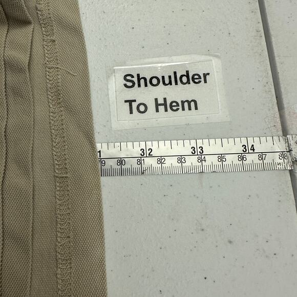 Girbaud Mens Polo Shirt Size XL Taupe Embroidered Y2K Streetwear Casual Retro - Picture 6 of 7